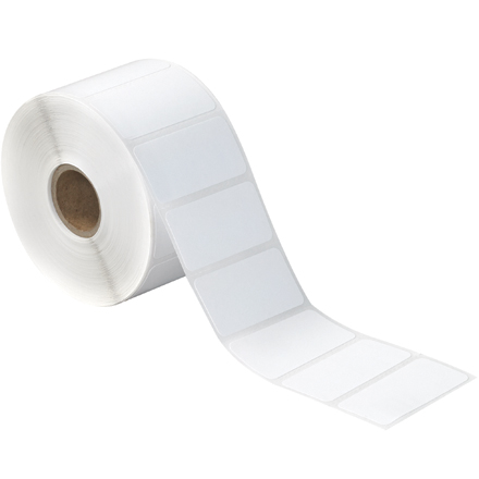 1 <span class='fraction'>3/4</span> x  1/2"  White Desktop Direct Thermal Labels